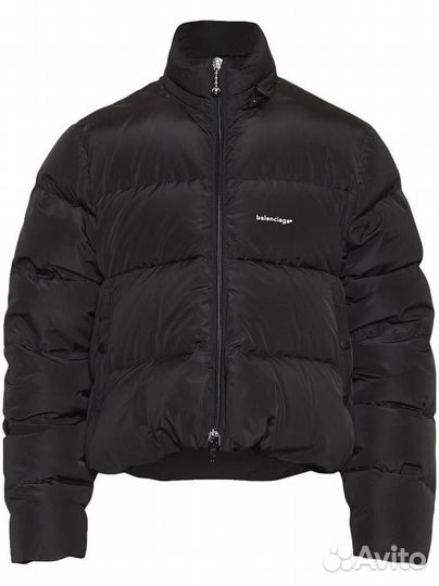 Пуховик мужской balenciaga black зимний