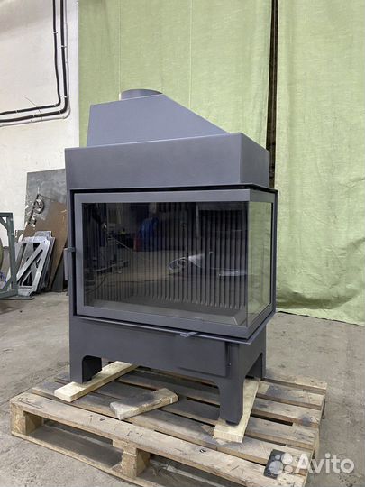 Каминная топка на дровах