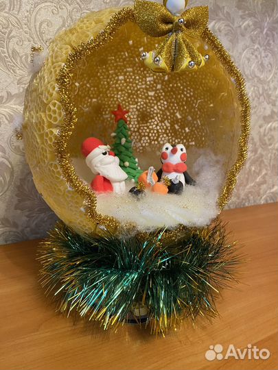 Поделка на новый год в сад