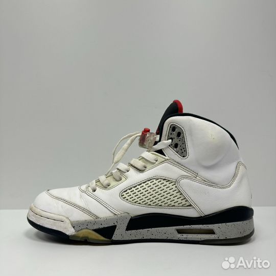 Кроссовки Nike Air Jordan 5 White Cement Оригинал