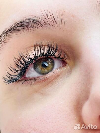 Наращивание,ламинирование ресниц,бровей