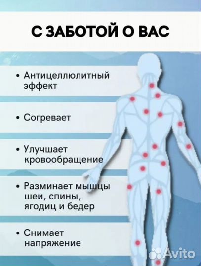 Массажная накидка / Массажер для спины шеи тела