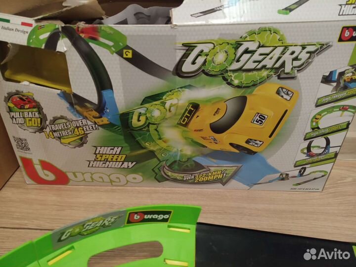 Burago гоночный трек с машинкой