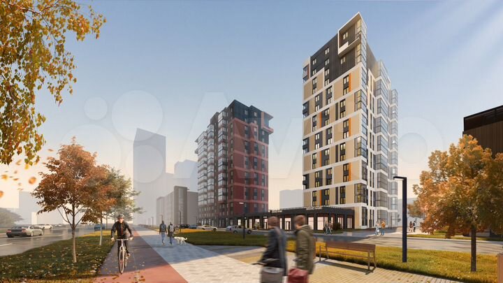 2-к. квартира, 56,9 м², 17/25 эт.