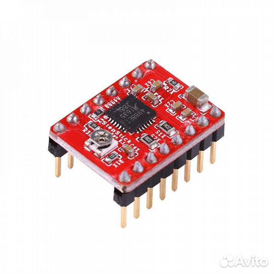 Драйвер шагового двигателя A4988 arduino