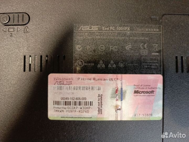 Ноутбук Asus eee1001px