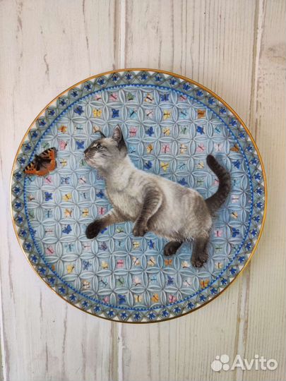 Тарелка с котами Lesley Anne Ivory 18 см