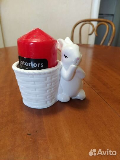 Заяц из гипса