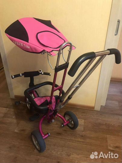 Детский велосипед с ручкой