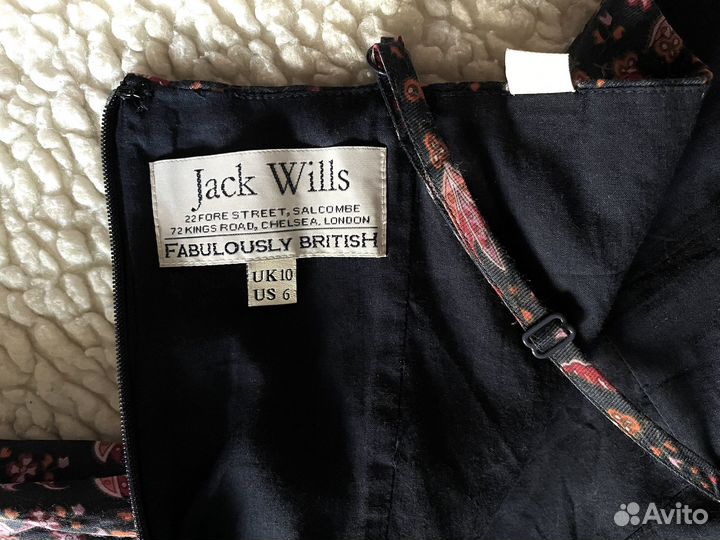 Сарафан Jack Wills шелк/хлопок 40/42