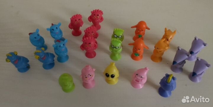 Игрушки Прилипалы, Завры и др