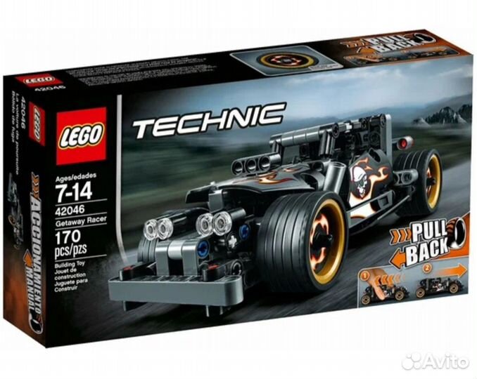 Lego technic 42046 Гоночный автомобиль (оригинал)