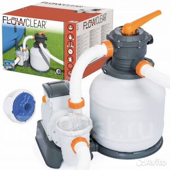 Песочный фильтр насос для бассейна Bestway 8327л/ч