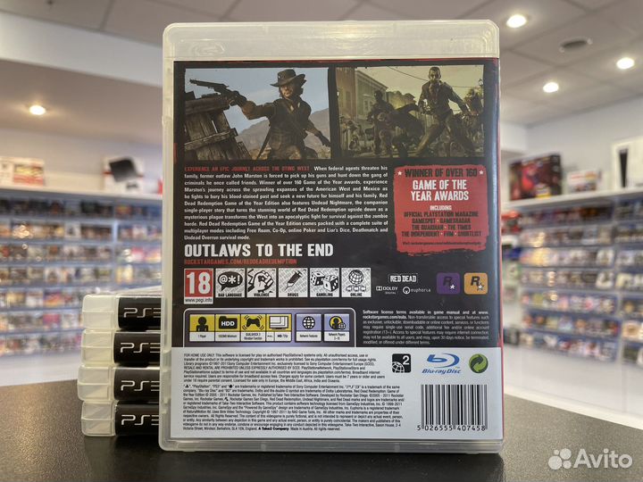 Red Dead Redemption goty PS3 б.у