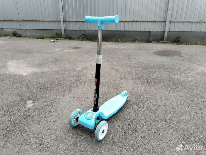 Самокат детский трехколесный складной