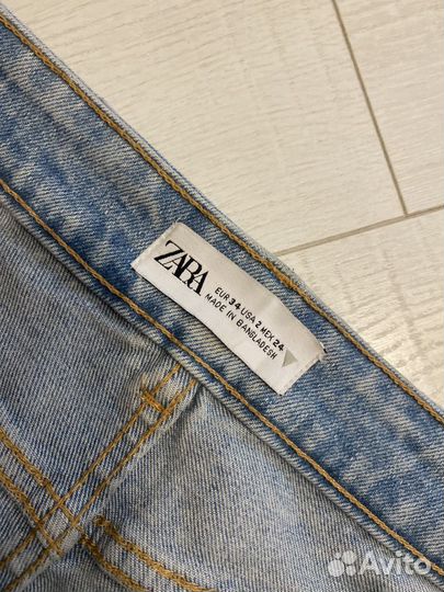 Шорты джинсовые zara
