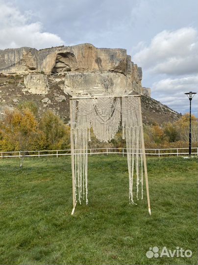 Арка свадебная макраме