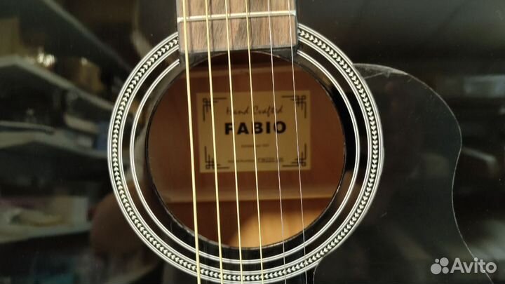 Гитара Fabio FW220 черная новая
