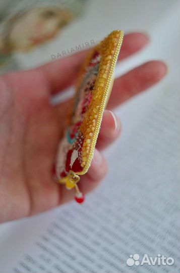 Брошь Чувашская красавица