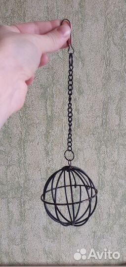 Сенник для грызунов. Кормушка - шар 8см