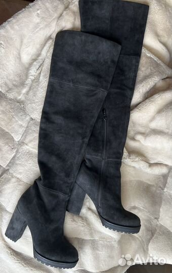 Сапоги-ботфорты зимние 39 40