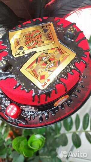 Шляпа цилиндр шамана вуду для Хеллоувина/вечеринки