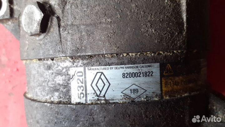 Рено лагуна 2 компрессор кондиционера Renault lagu