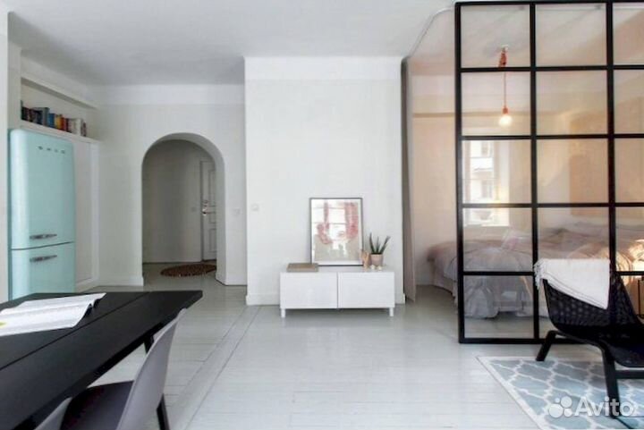 Двери купе для зонирования пространства