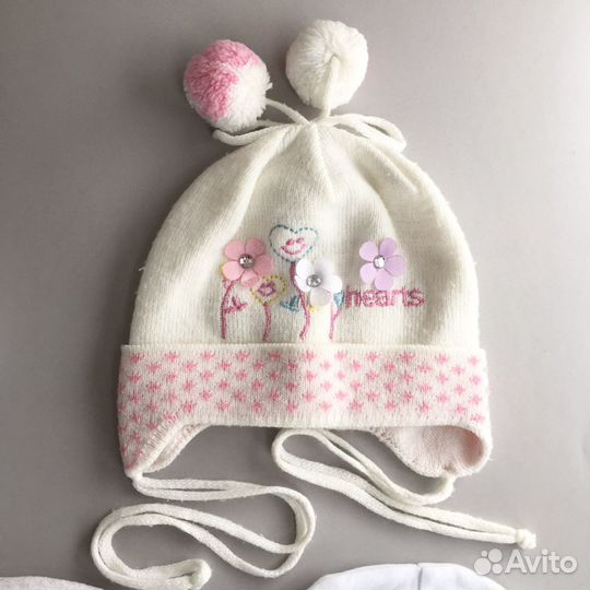 Пакетик - Чепчики шапочки для новорожденных