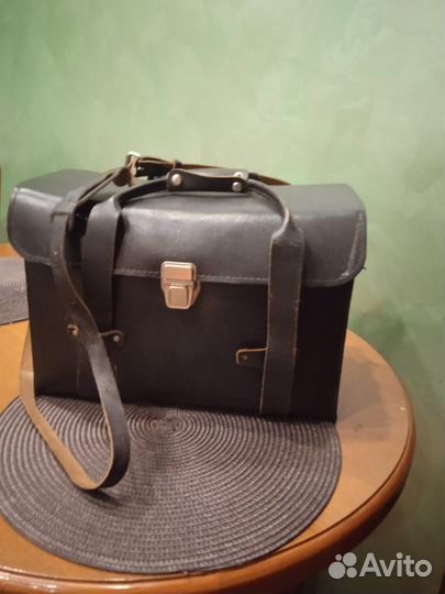 Кожаный кофр для фототехники СССР