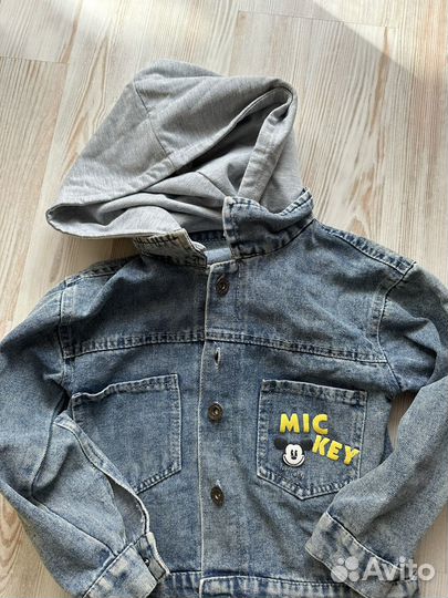 Джинсовая куртка для мальчика 104