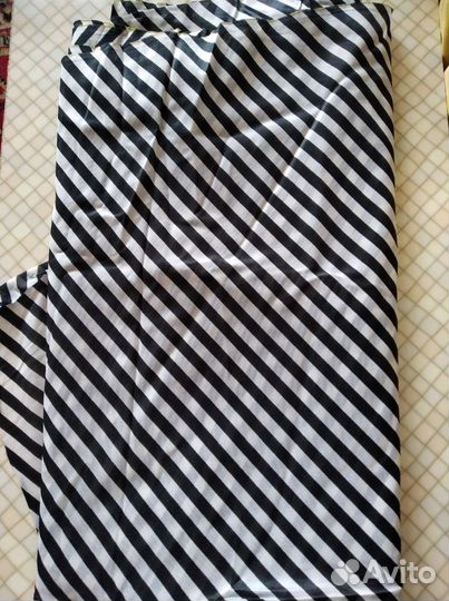 Отрез ткани СССР шелк искусственный