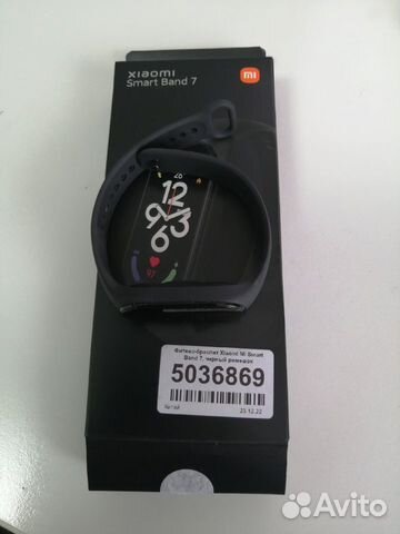 Фитнес-браслет Xiaomi Mi Smart Band 7, черный