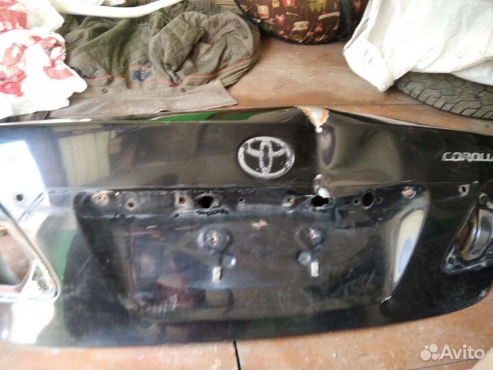 Крышка багажника тойота королла кузов 150