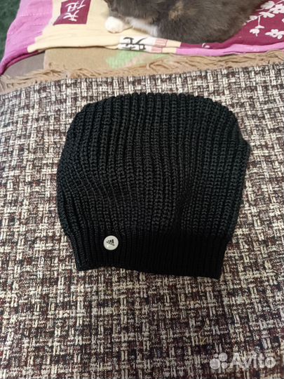 Шапка женская вязаная adidas