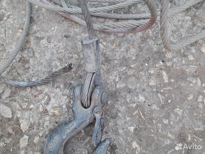 Трос для лебедки с крюком