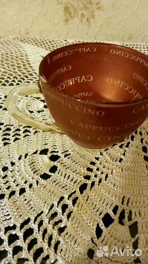 Стеклянная чашка Capuchino