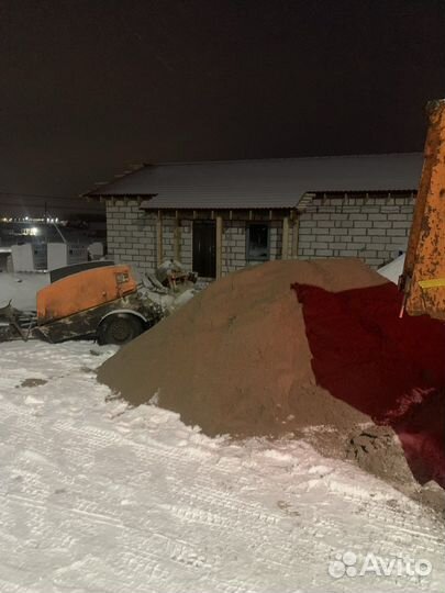 Песок намывной с доставкой