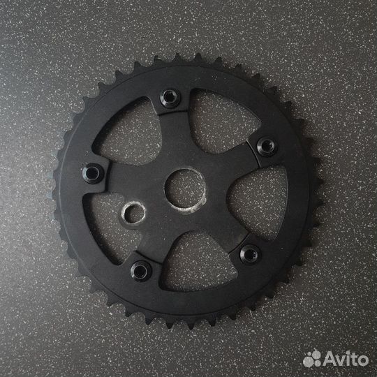 Звезда с пауком, 5ти лапка, BCD 110, черная