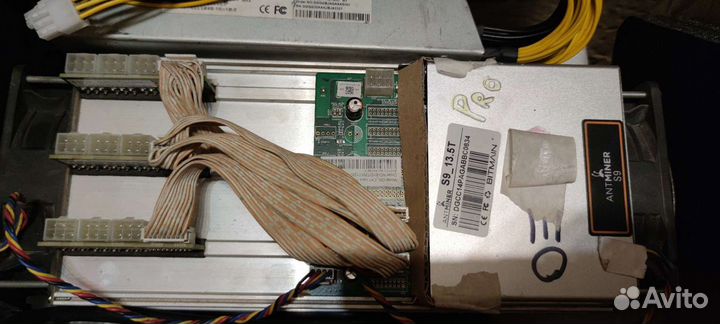 Asic antminer S9 обп REF 13.5Th Рабочие