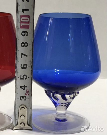 Бокалы Богемия. Разноцветные