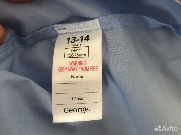 Новая школьная рубашка 158 -164рост