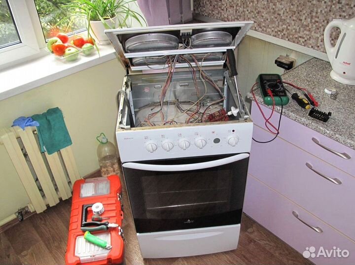 Ремонт электроплит. Ремонт варочных панелей