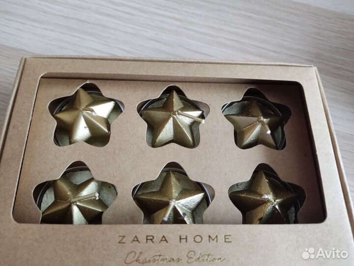 Свечи новогодние Zara