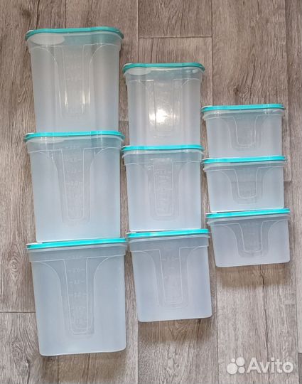 Набор контейнеров для сыпучих продуктов (9 шт.)