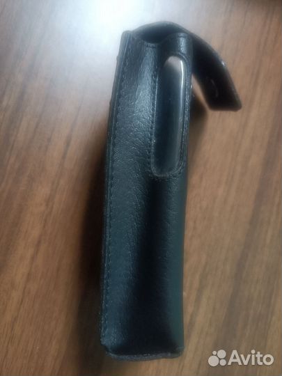 Чехол кожаный подсумок для рации с ремнём