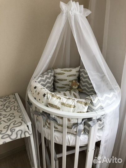 Бортики на кроватку детскую