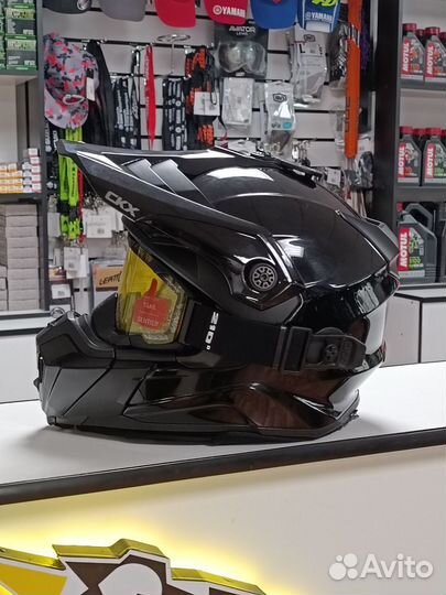 Шлем снегоходный CKX Titan Solid airflow с очками