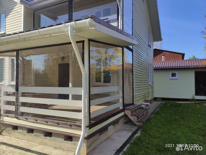 Мягкие окна для кафе летней веранды