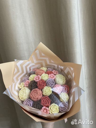 Шоколадные розы букет